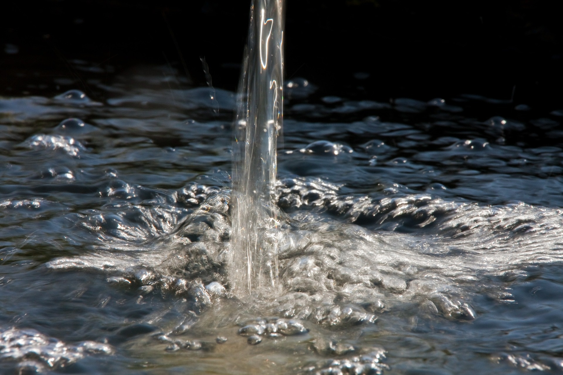 Kleiner Wasserstrahl